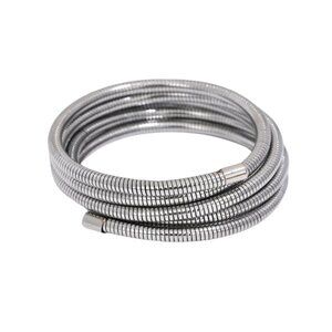 Flex snake chain wrap bracelet by HJane Jewels - Emily Silver Bracelet